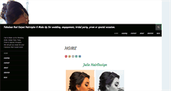 Desktop Screenshot of juliehairdesign.com